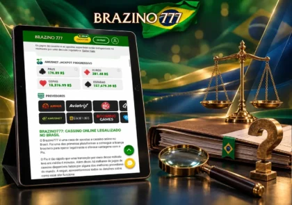 Situação da Brazino777 perante as regras brasileiras para apostas online